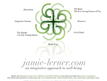 Tablet Screenshot of jamie-lerner.com